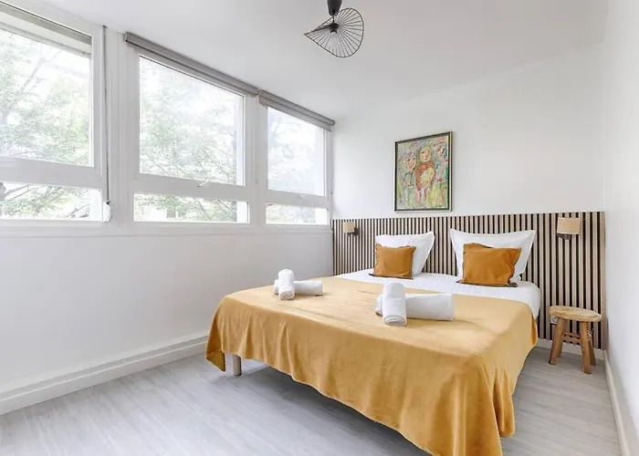 Saint Fargeau Gambetta Iv Lovely 4p 1br Appartement *